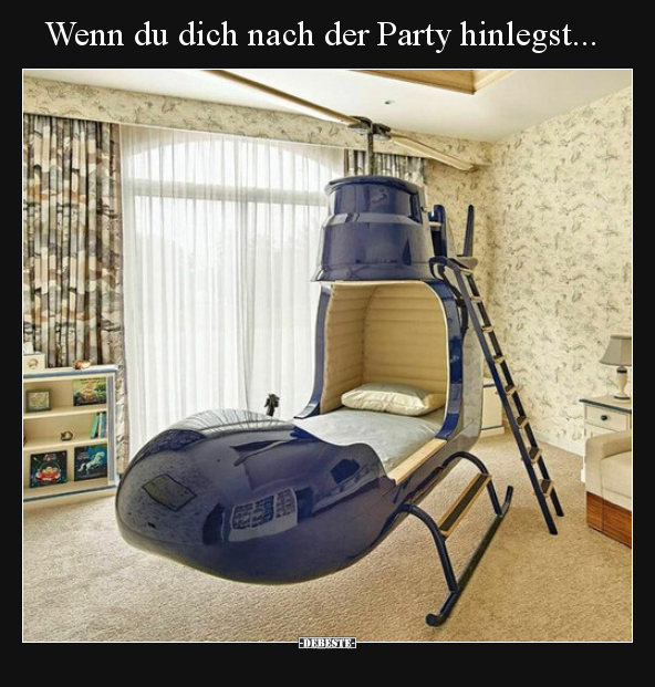 Wenn du dich nach der Party hinlegst... - Lustige Bilder | DEBESTE.de