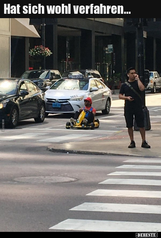 Hat sich wohl verfahren...