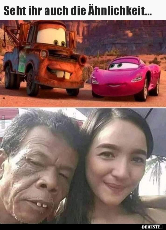 Seht ihr auch die Ähnlichkeit...