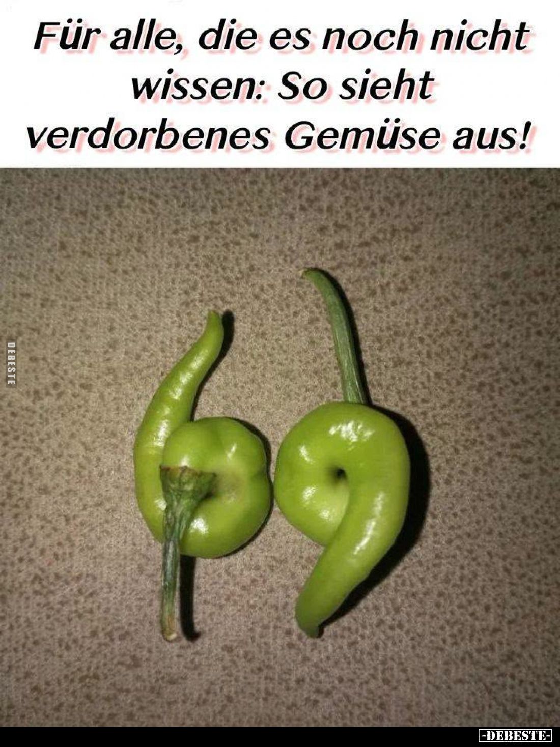 Für alle, die es noch nicht wissen: So sieht verdorbenes Gemüse aus!