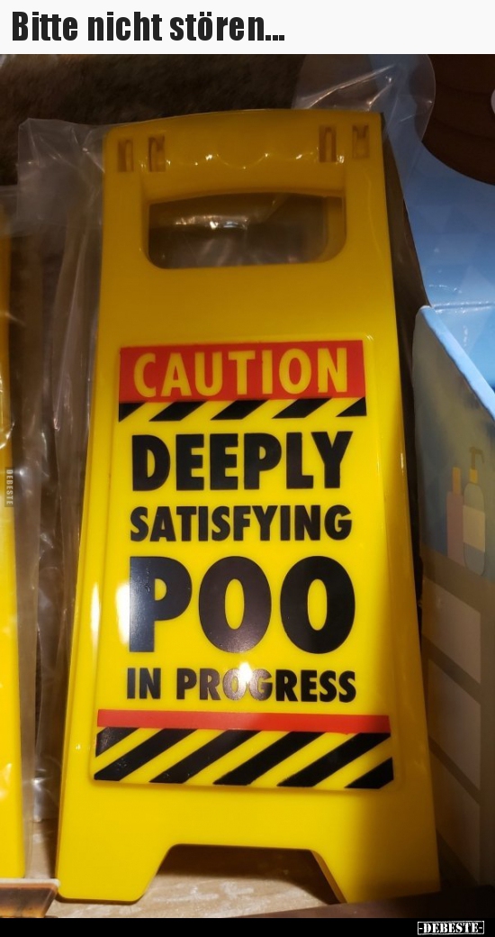 Bitte nicht stören...
