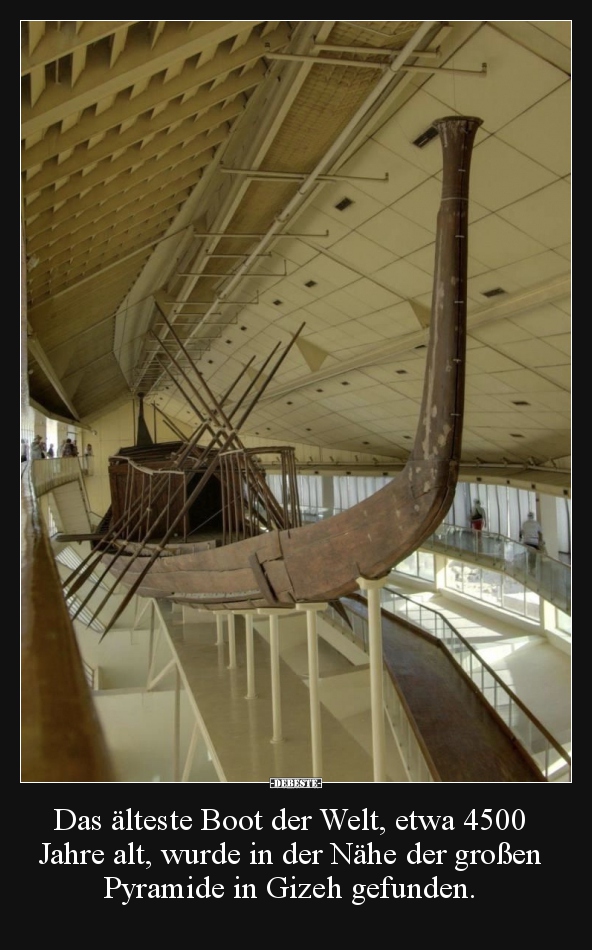 Das älteste Boot der Welt, etwa 4500 Jahre alt, wurde in.. - Lustige Bilder | DEBESTE.de