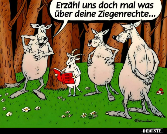Erzähl uns doch mal was über deine Ziegenrechte... - Lustige Bilder | DEBESTE.de