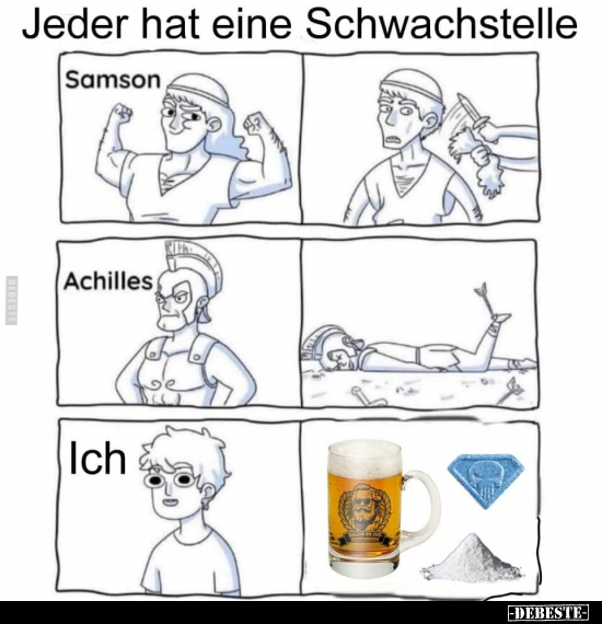 Jeder hat eine Schwachstelle.. - Lustige Bilder | DEBESTE.de