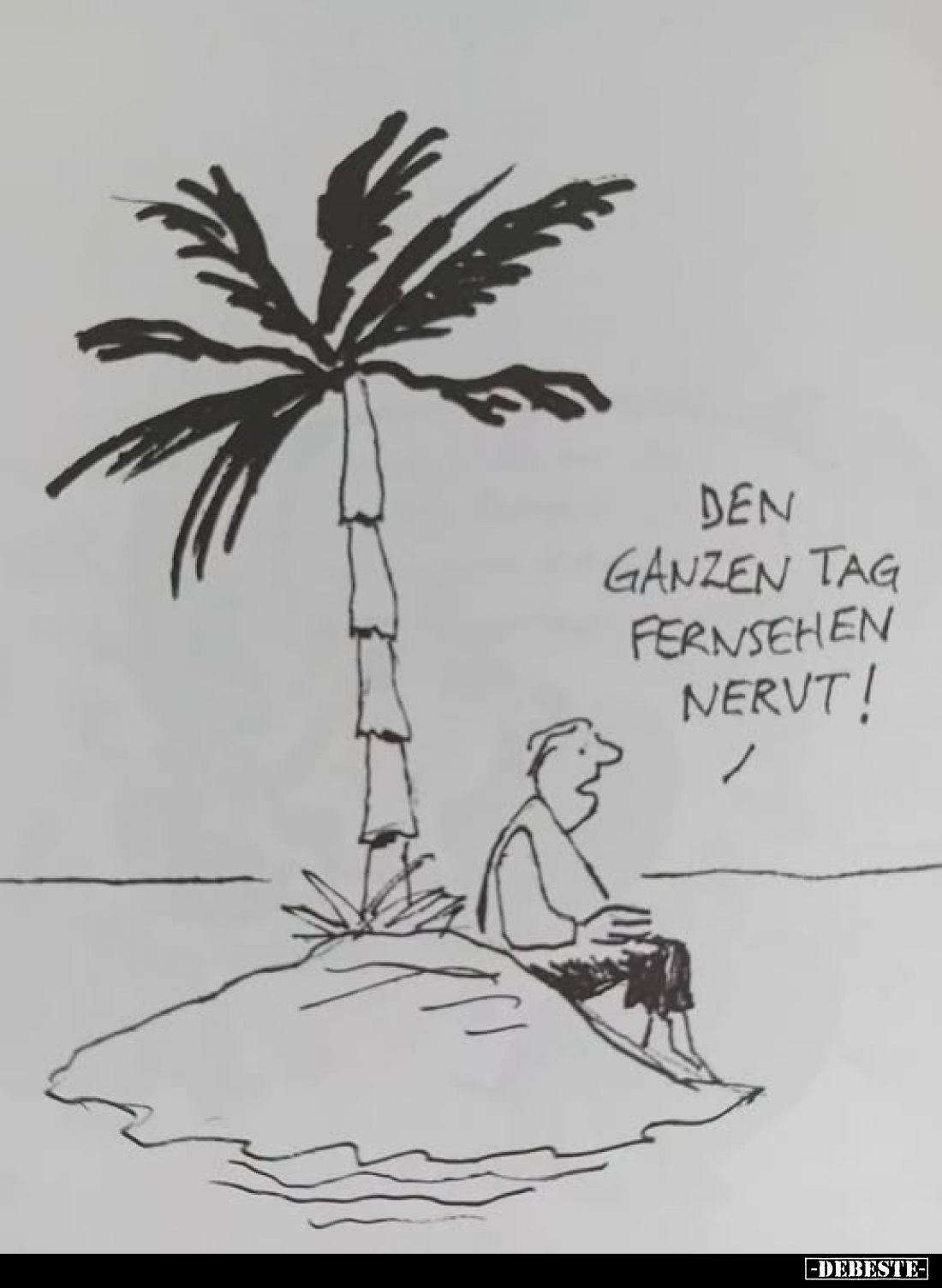 Den ganzen Tag Fernsehen nervt!