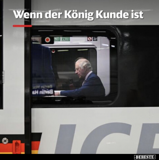 Wenn der König Kunde ist... - Lustige Bilder | DEBESTE.de