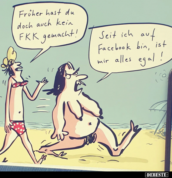 Früher hast du doch auch kein FKK gemacht!.. - Lustige Bilder | DEBESTE.de
