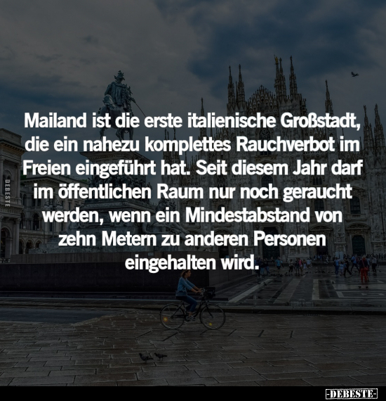 Mailand ist die erste italienische Großstadt.. - Lustige Bilder | DEBESTE.de