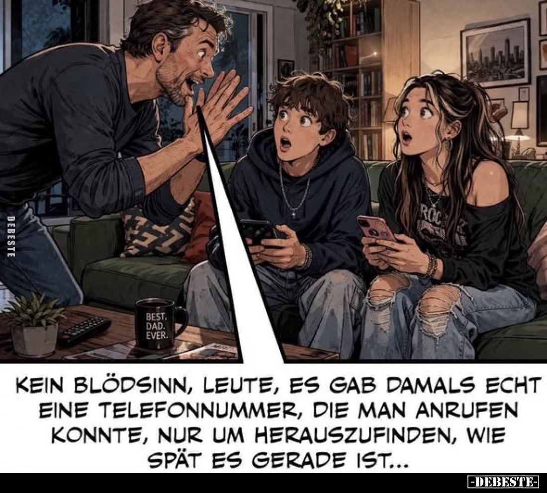 Kein Blödsinn, Leute, es gab damals echt eine Telefonnummer, die man anrufen konnte, nur um herauszufinden, wie spät es gerad...