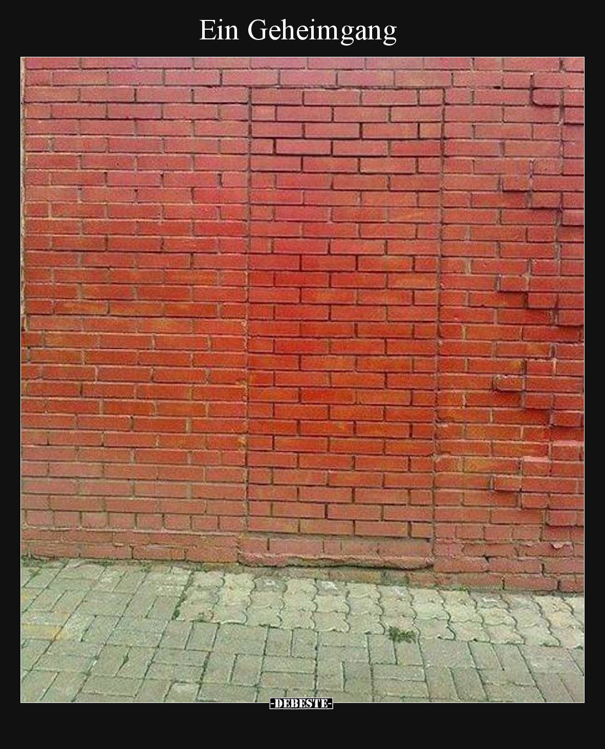 Ein Geheimgang