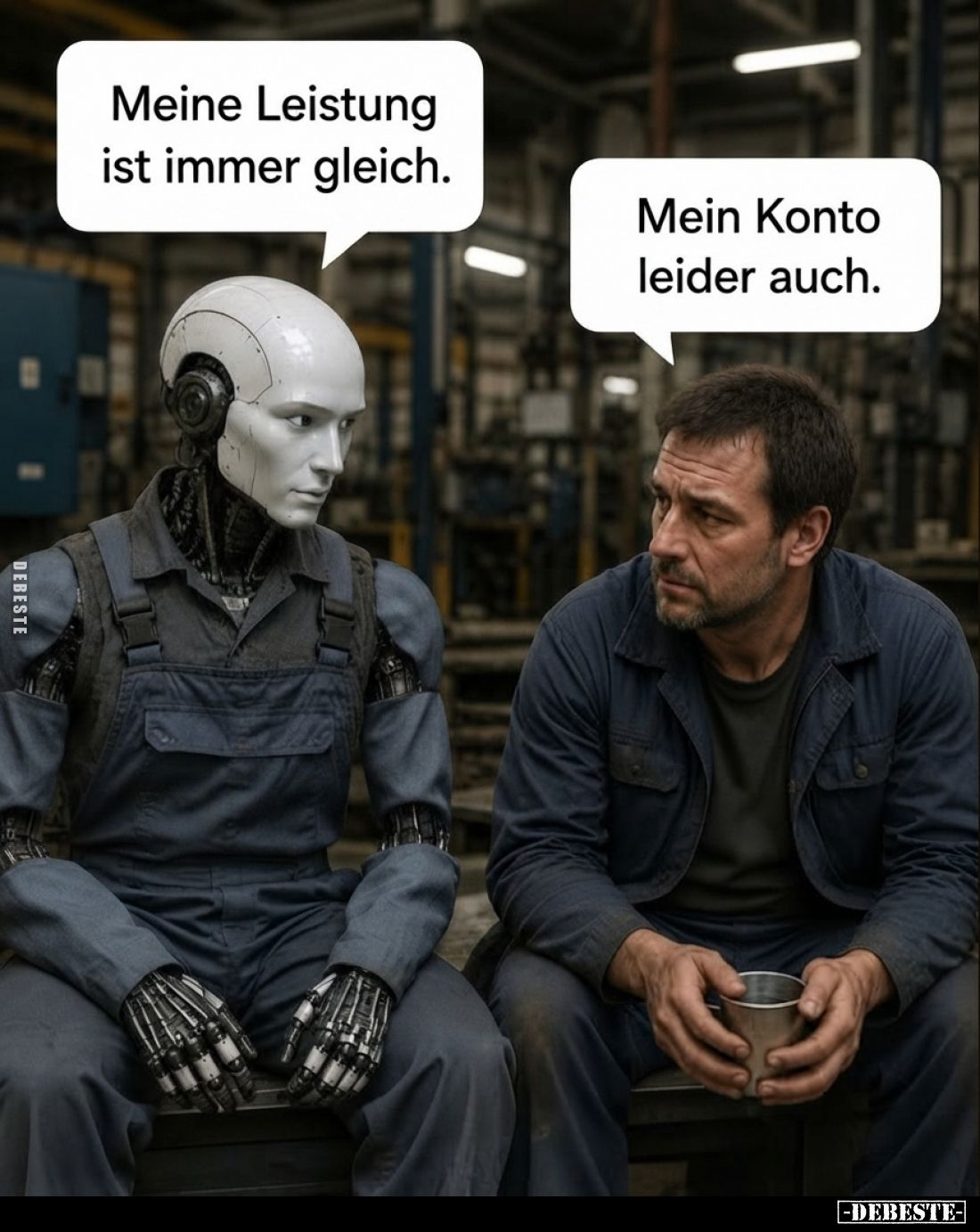 Meine Leistung ist immer gleich.
-
Mein Konto leider auch.