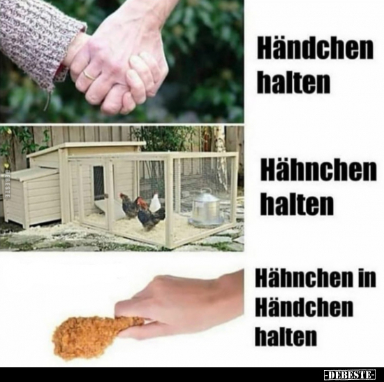 Händchen halten..
