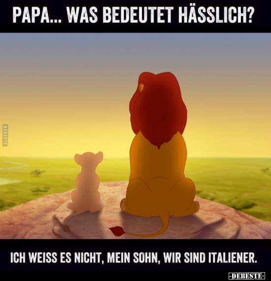 Papa... was bedeutet hässlich?.. - Lustige Bilder | DEBESTE.de