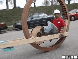 Interessante Fortbewegungsmöglichkeit..