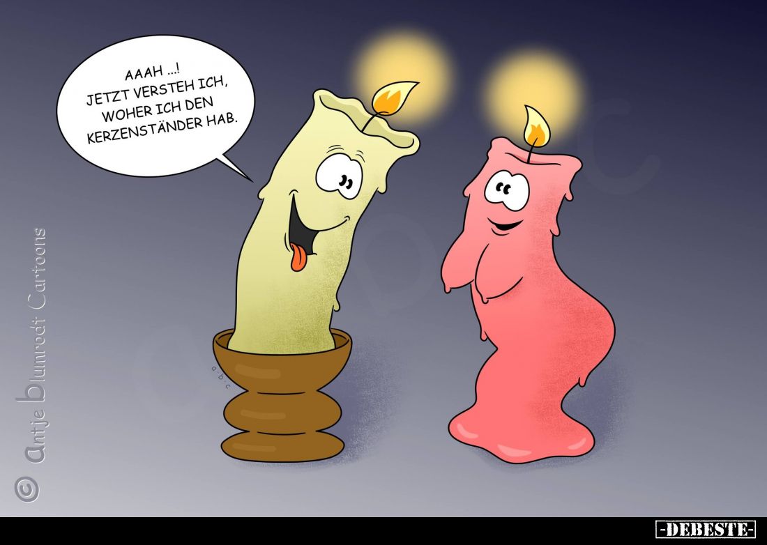 Aaah...! Jetzt versteh ich, woher ich den Kerzenständer hab.