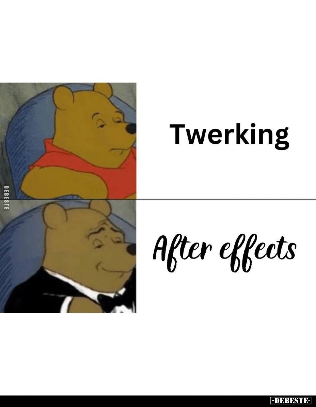 Twerking vs
After effects.
