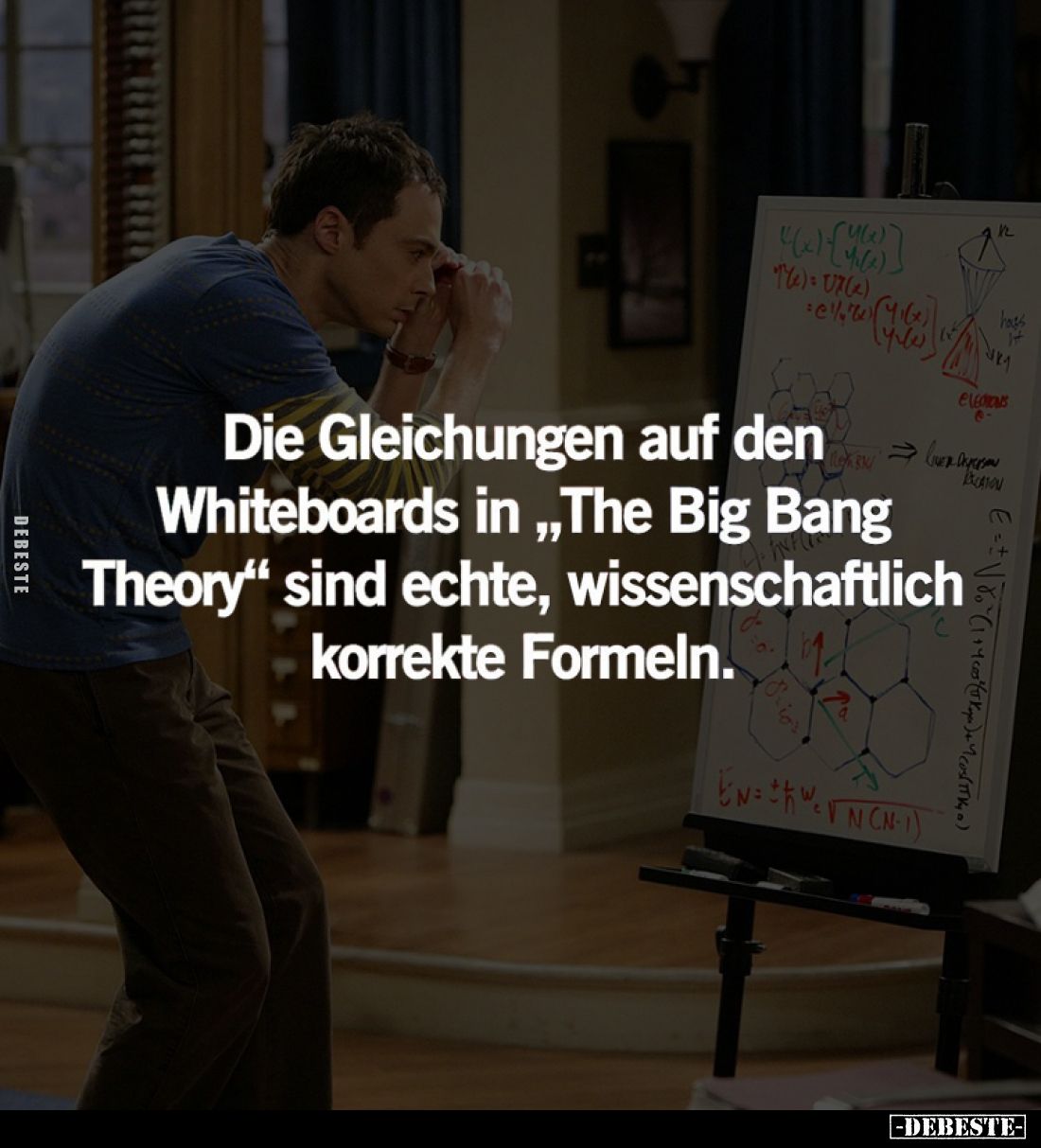 Die Gleichungen auf den Whiteboards... - Lustige Bilder | DEBESTE.de