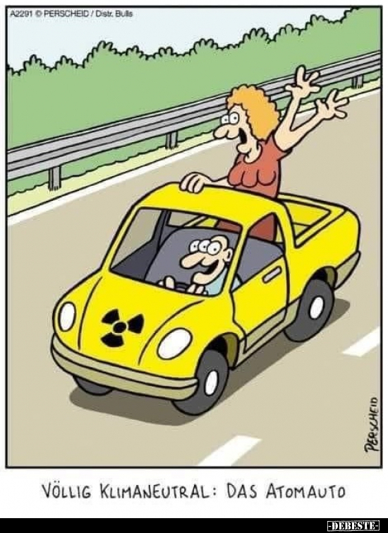 Völlig klimaneutral: Das Atomauto... - Lustige Bilder | DEBESTE.de
