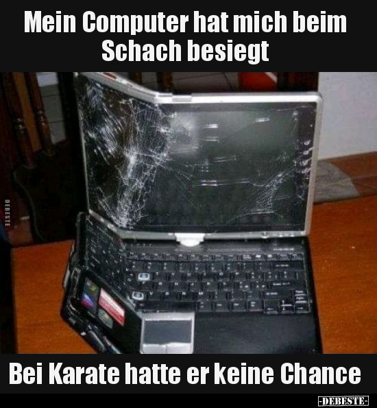 Mein Computer hat mich beim Schach besiegt.. - Lustige Bilder | DEBESTE.de