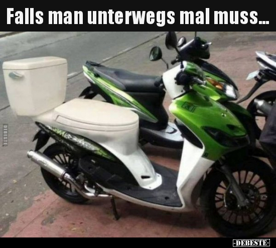 Falls man unterwegs mal muss... - Lustige Bilder | DEBESTE.de