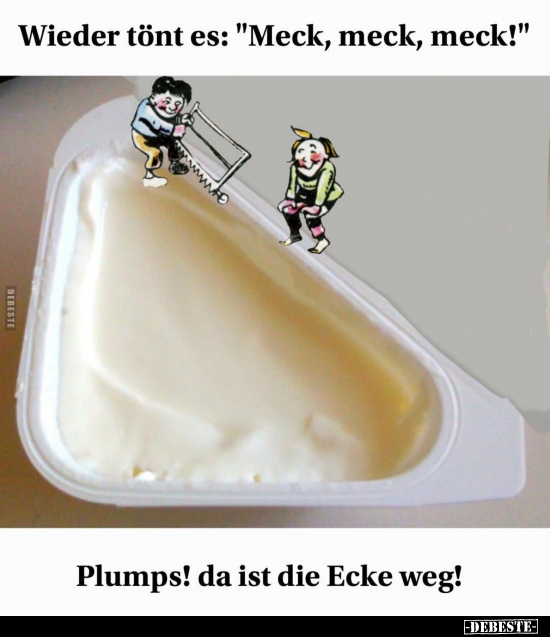 Wieder tönt es: "Meck, meck, meck!".. - Lustige Bilder | DEBESTE.de