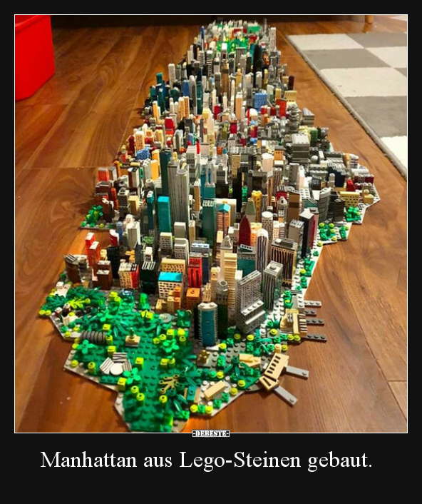 Manhattan aus Lego-Steinen gebaut... - Lustige Bilder | DEBESTE.de