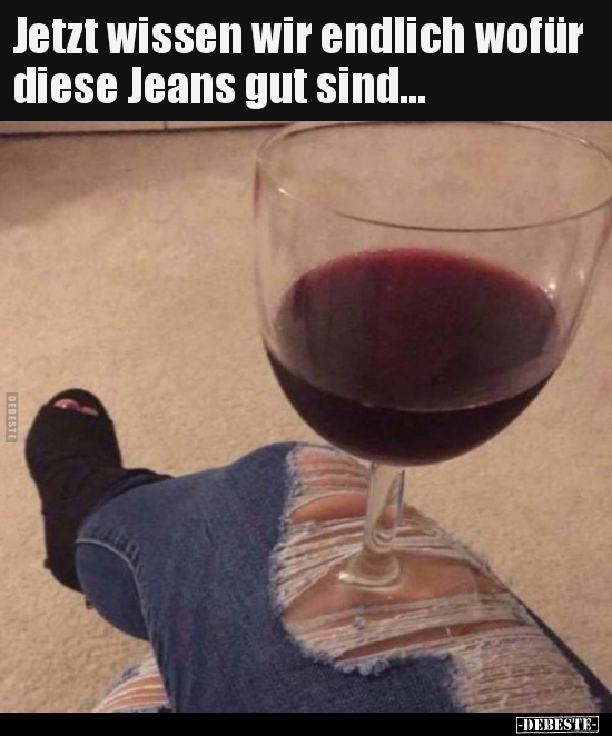 Jetzt wissen wir endlich wofür diese Jeans gut sind... - Lustige Bilder | DEBESTE.de