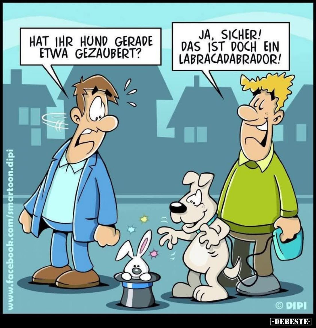 Hat Ihr Hund gerade etwa gezaubert?
Ja, sicher! Das ist doch ein Labracadabrador!