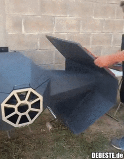 Komm auf die dunkle Seite des Bratwürstchens..