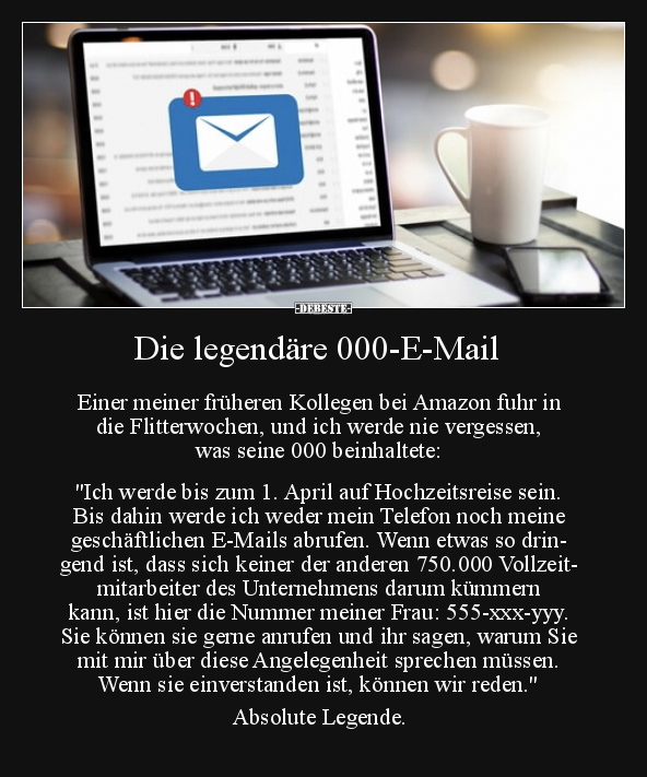 Die legendäre 000-E-Mail.. - Lustige Bilder | DEBESTE.de