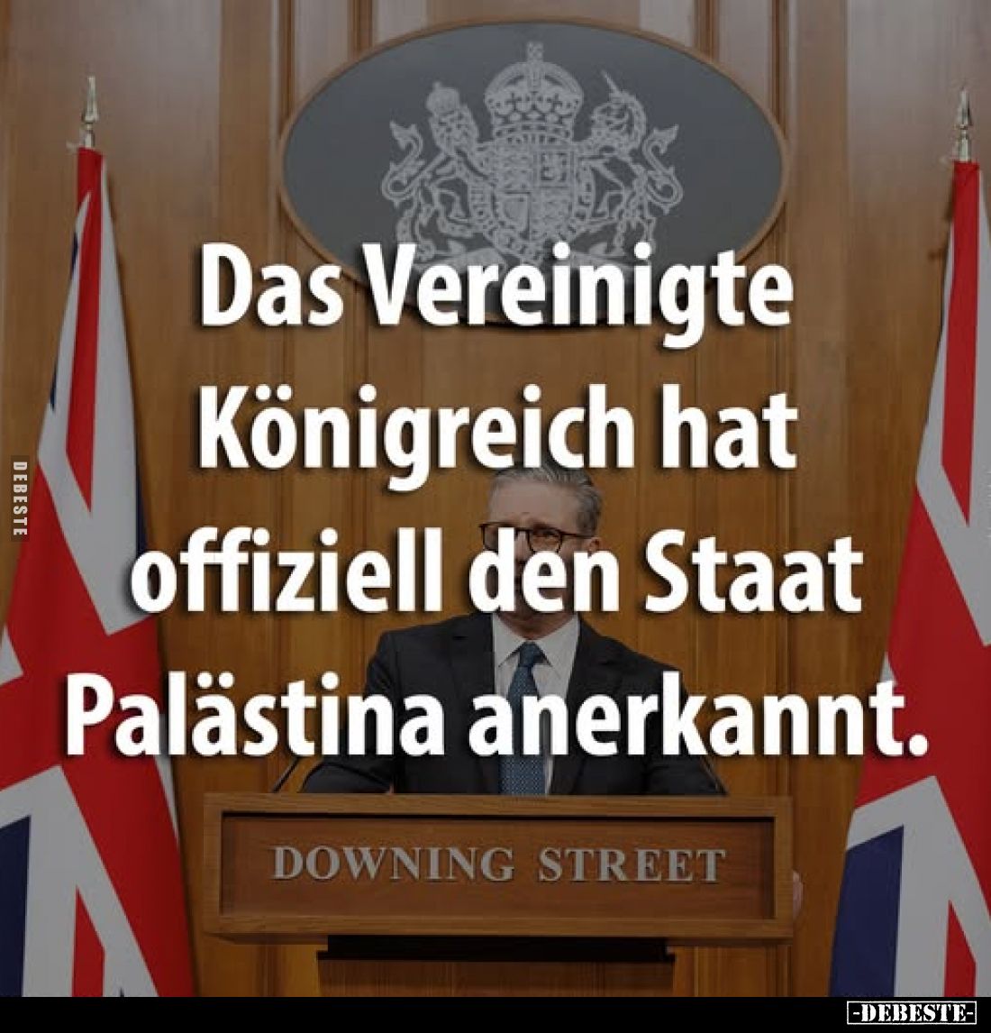 Das Vereinigte Königreich hat offiziell den Staat Palästina anerkannt.