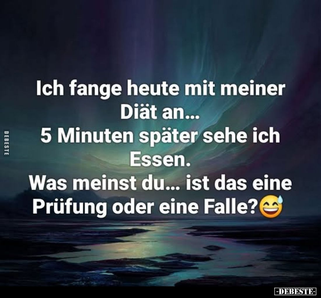 Ich fange heute mit meiner Diät an... - Lustige Bilder | DEBESTE.de