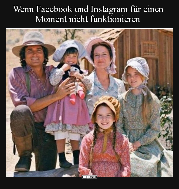 Wenn Facebook und Instagram für einen Moment nicht.. - Lustige Bilder | DEBESTE.de