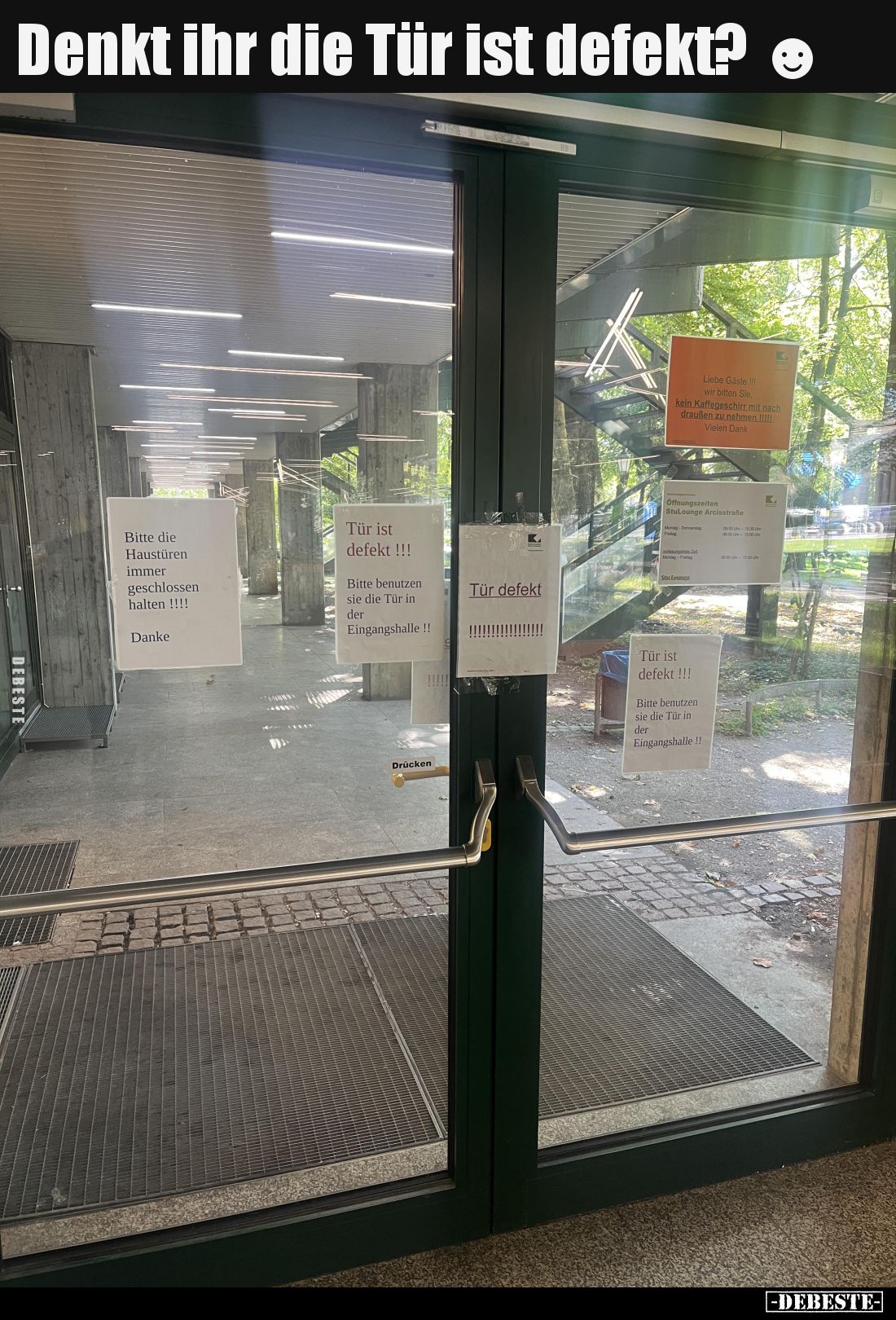 Denkt ihr die Tür ist defekt?