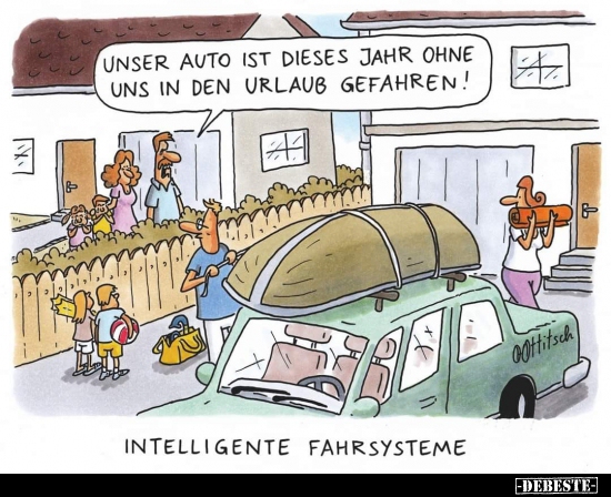 Urlaub, Laub, Ohne, Auto