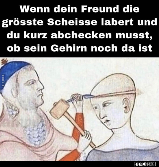 Wenn, Gehirn