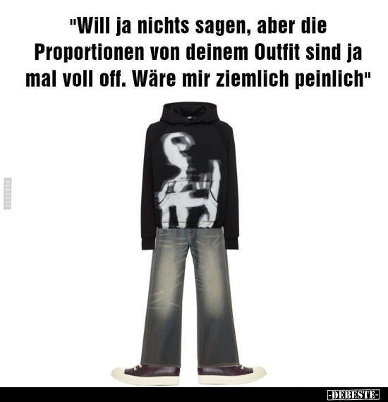 "Will ja nichts sagen, aber die Proportionen.." - Lustige Bilder | DEBESTE.de