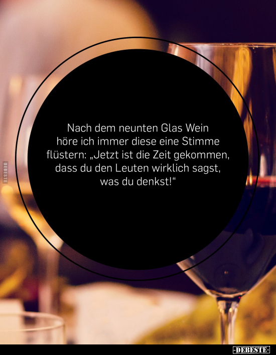 Glas Wein, Wein, Zeit