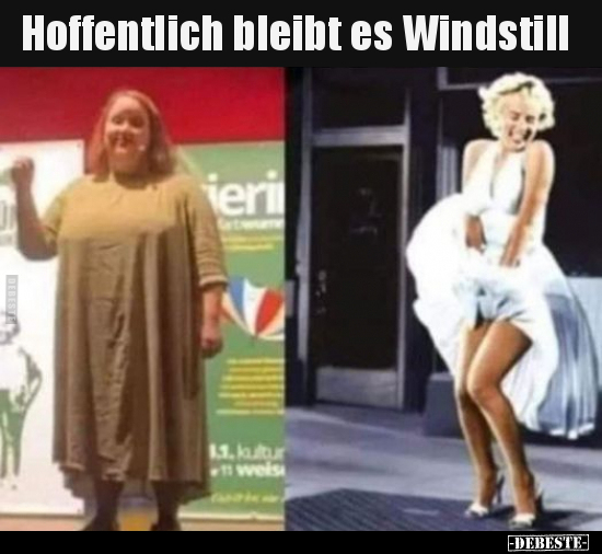 Hoffentlich bleibt es Windstill.. - Lustige Bilder | DEBESTE.de