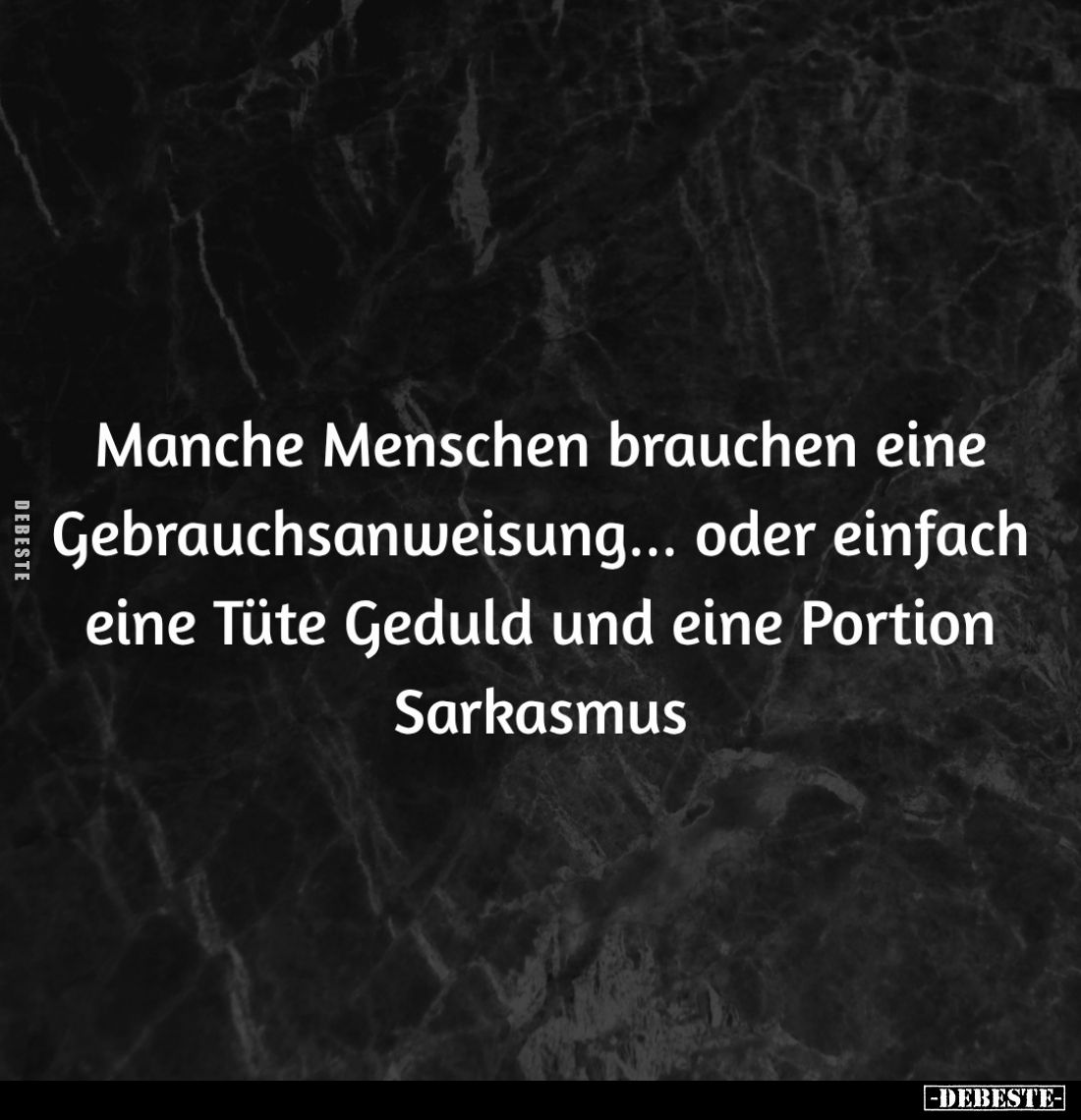 Manche Menschen brauchen eine Gebrauchsanweisung... - Lustige Bilder | DEBESTE.de