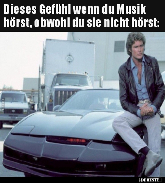 Dieses Gefühl wenn du Musik hörst, obwohl du sie nicht..