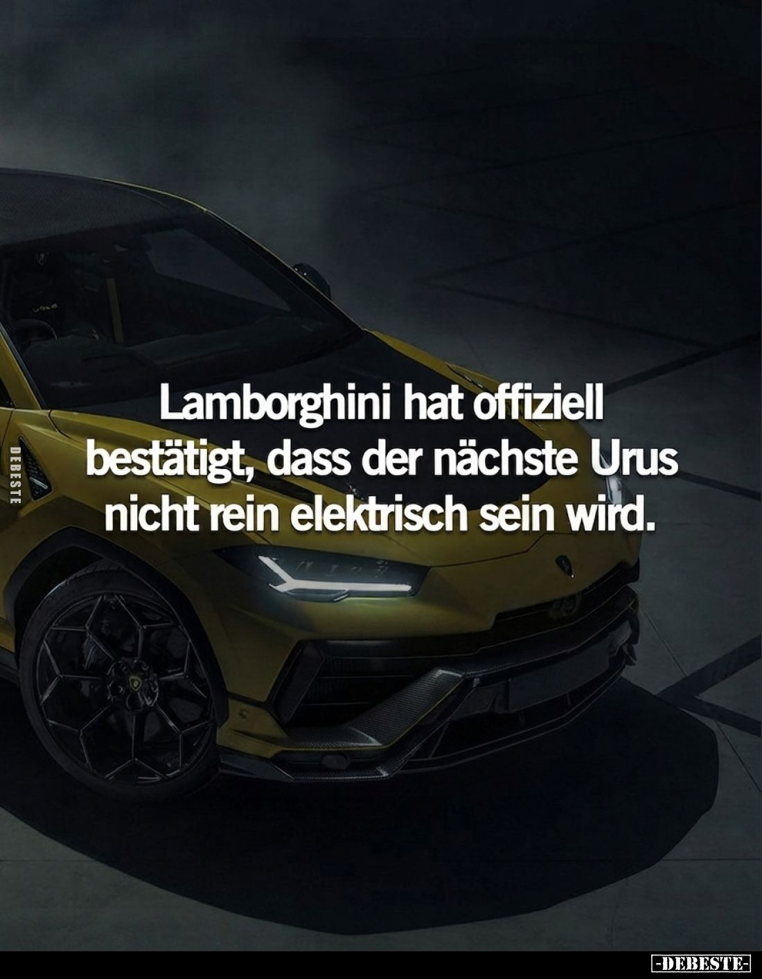 Lamborghini hat offiziell
bestätigt, dass der nächste Urus nicht rein elektrisch sein wird.