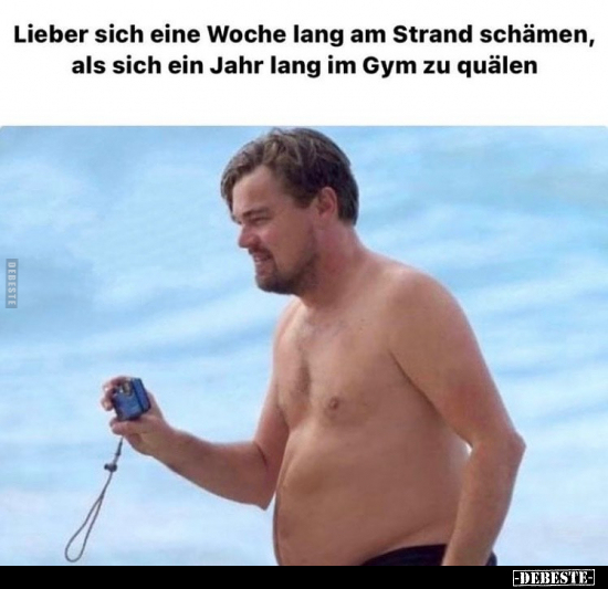 Lieber sich eine Woche lang am Strand schämen.. - Lustige Bilder | DEBESTE.de