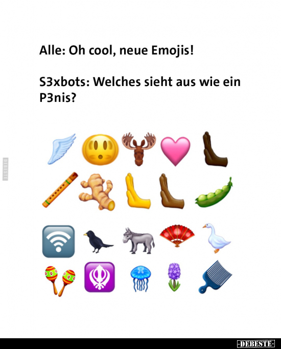 Alle: Oh cool, neue Emojis!... - Lustige Bilder | DEBESTE.de