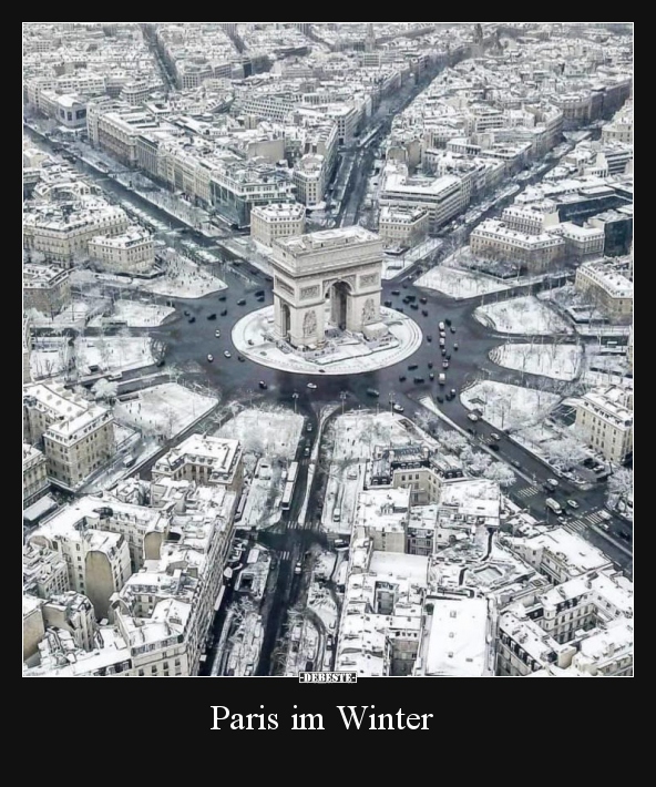 Paris im Winter.. - Lustige Bilder | DEBESTE.de