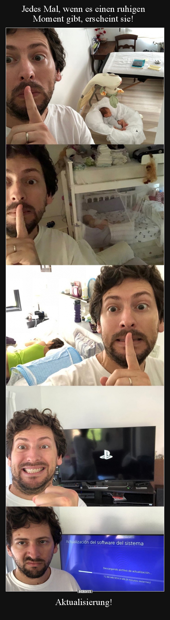 Jedes Mal, wenn es einen ruhigen Moment gibt, erscheint..