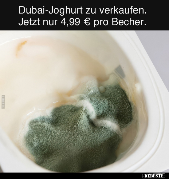 Dubai-Joghurt zu verkaufen.. - Lustige Bilder | DEBESTE.de