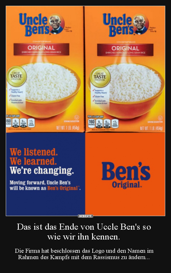 Das ist das Ende von Uccle Ben's so wie wir ihn kennen...