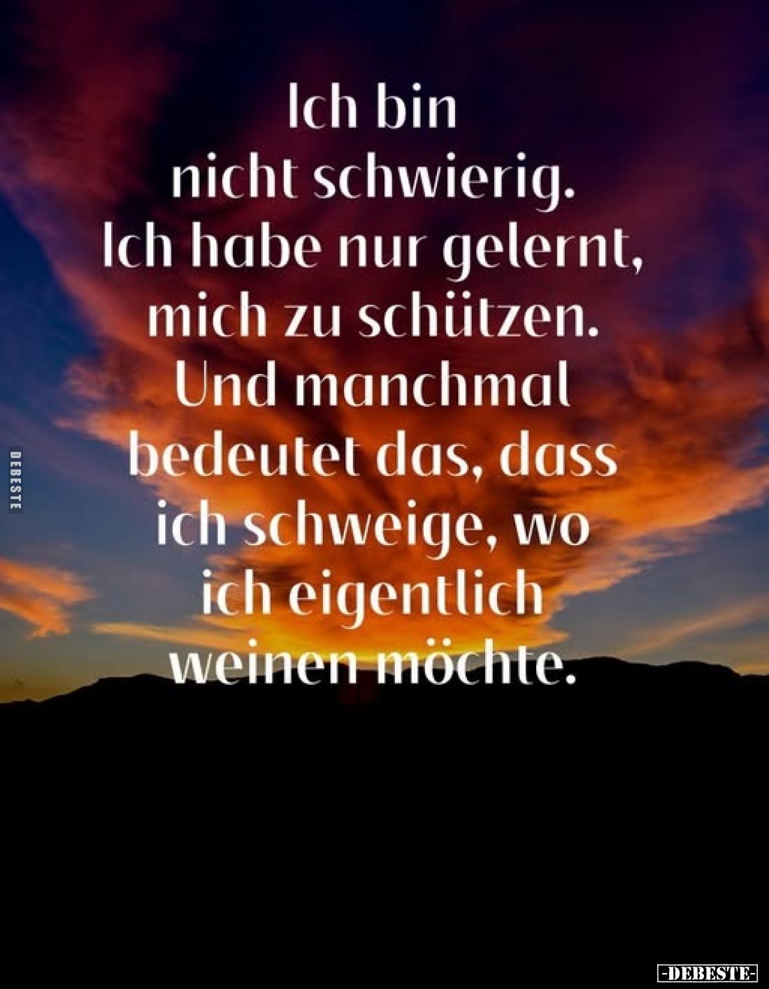 Ich bin nicht schwierig.
Ich habe nur gelernt, mich zu schützen. Und manchmal bedeutet das, dass ich schweige, wo ich eigent...