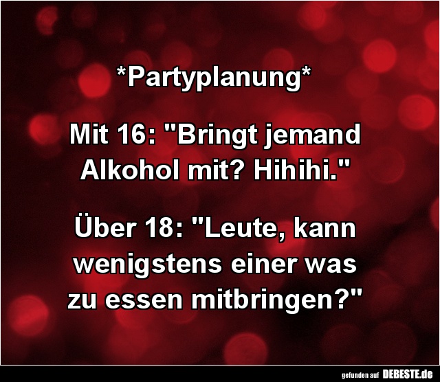Partyplanung.. - Lustige Bilder | DEBESTE.de